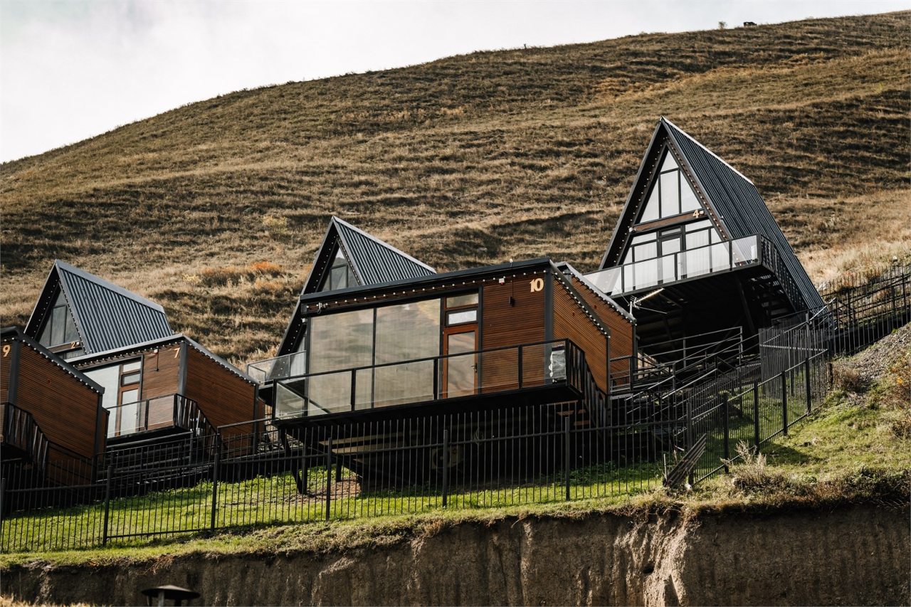 Коттедж (Двухместный домик с панорамными окнами №10), Mountain Saniba Eco Hotel