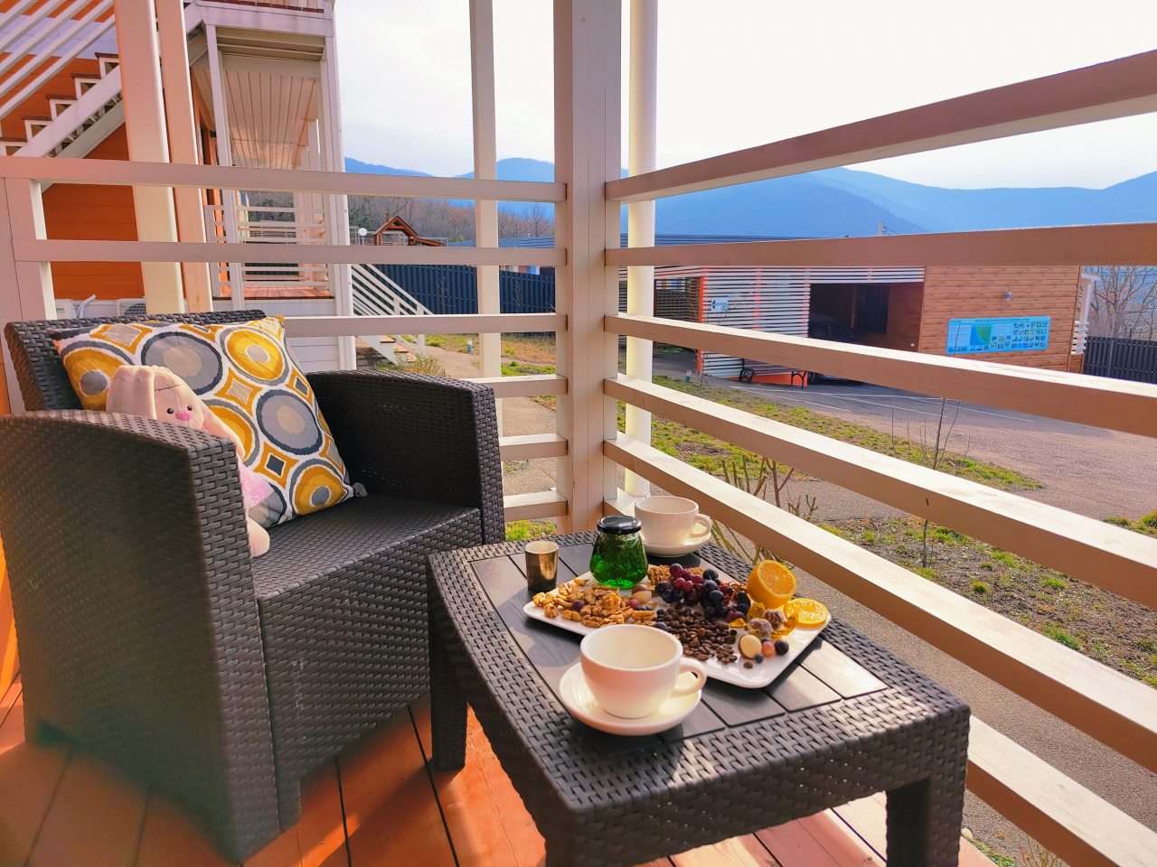 Трехместный (Комфорт плюс с террасой), Гостевой дом Лоза Хутор