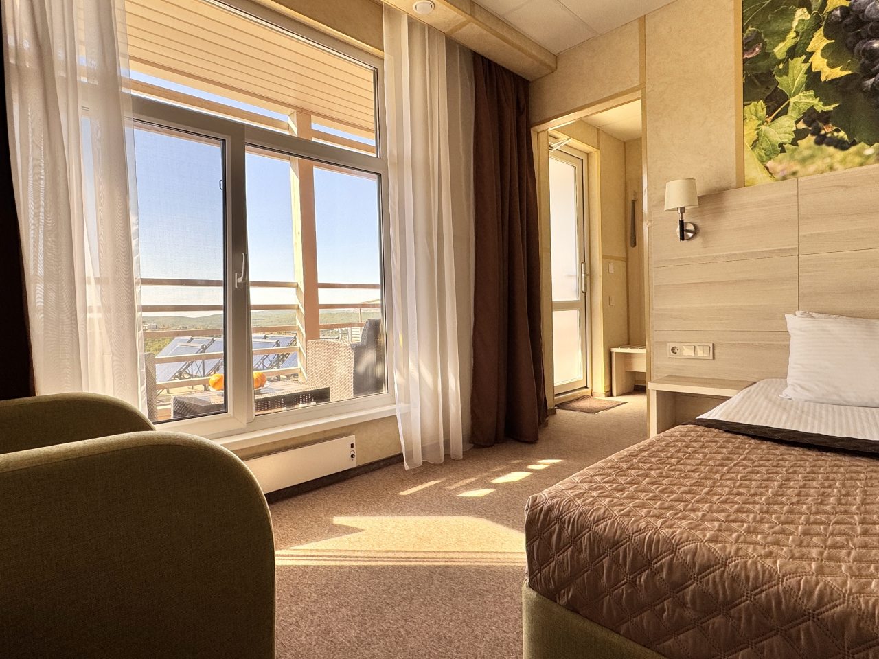 Трехместный (Комфорт плюс с террасой), Гостевой дом Лоза Хутор