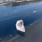 бархатный лед Байкала