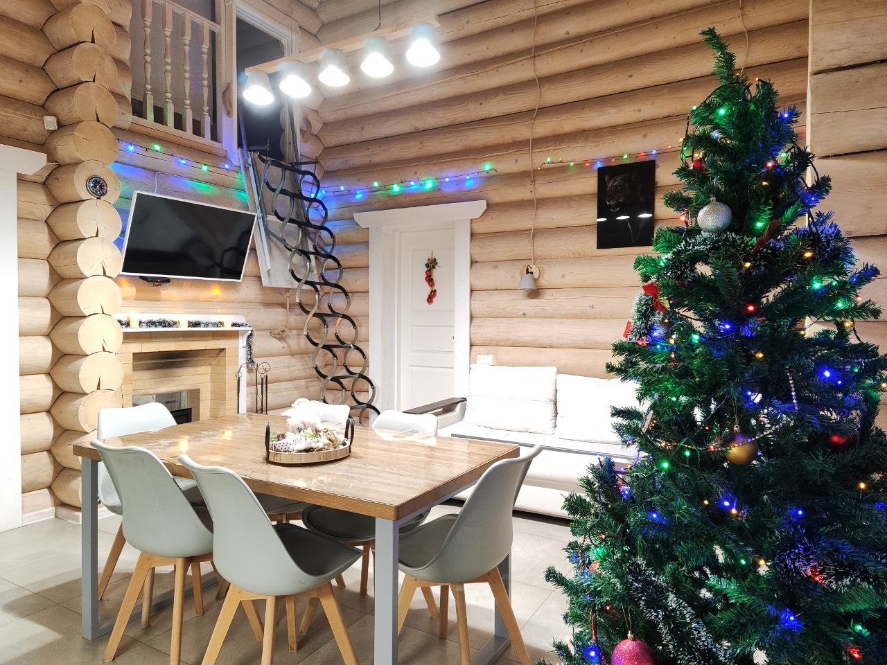 Дом (С камином, баней и купелью на террасе), Коттедж SNHAUS