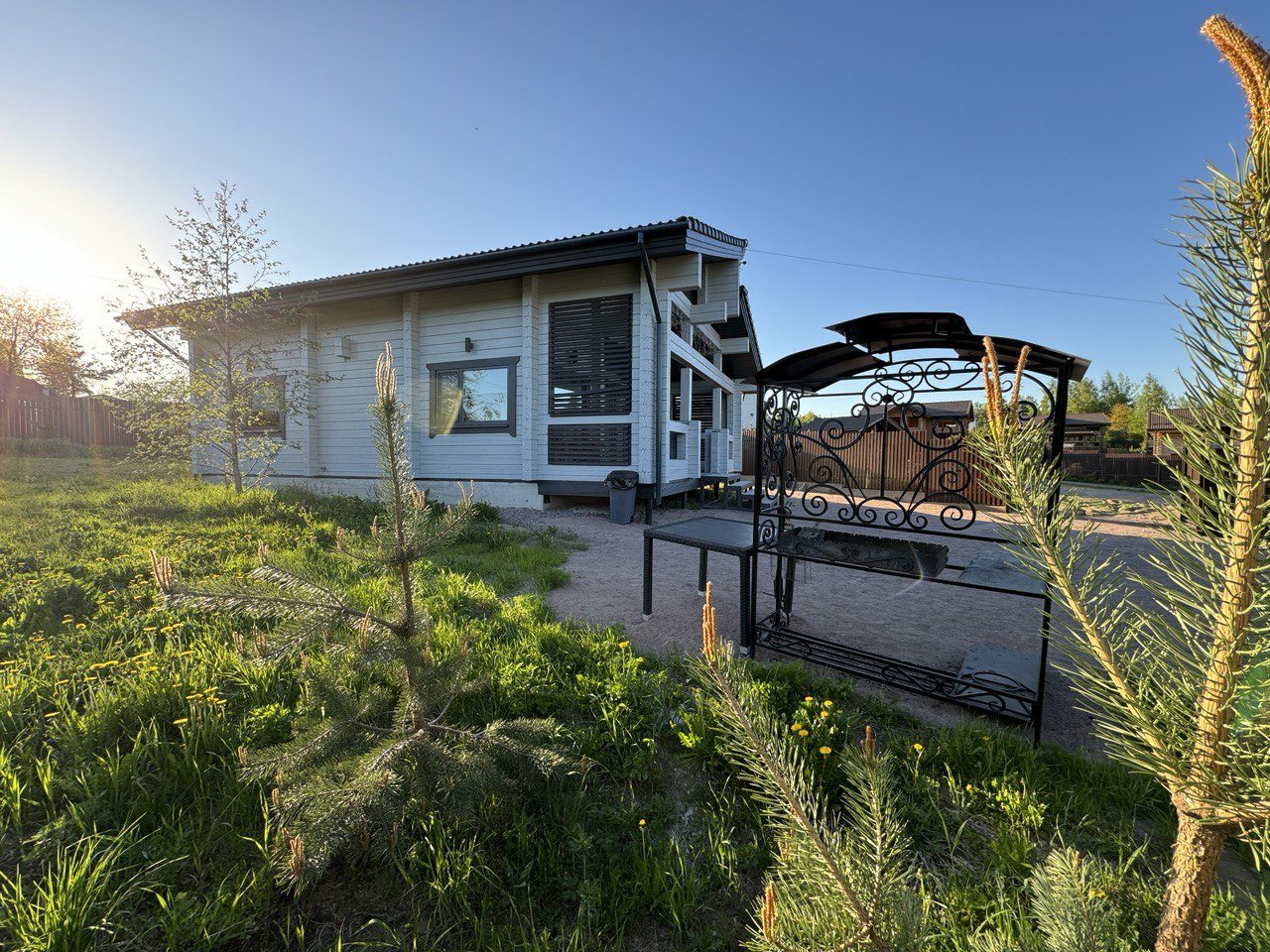 Дом (Из бруса с камином и баней из липы для 6 человек), Коттедж SNHAUS