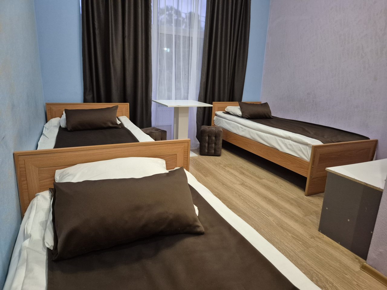 Трехместный (Трехместный с раздельными кроватями), Отель 2.0