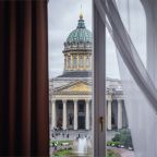 Вид на Казанский Собор, Отель Kempf Nevsky 4