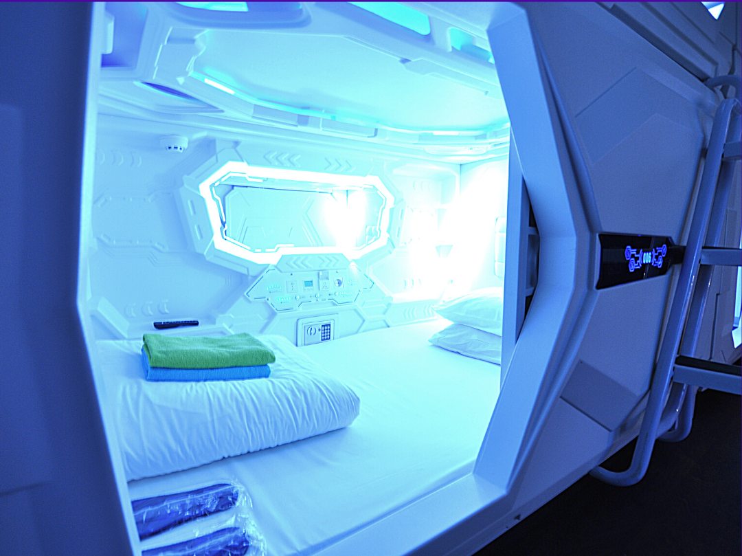 Полуторная капсула 110х200 см, возможно размещение с детьми