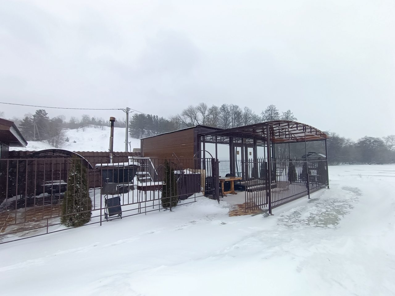 Коттедж (Модульный дом с чаном), Отель Набережная №1