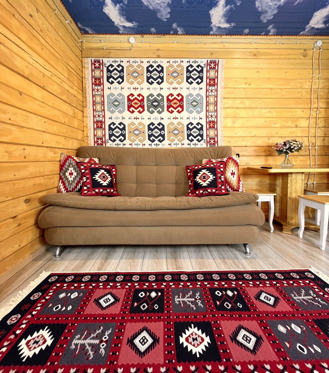 Номер (Двухместный комфорт с общей террасой  и частичным видом на горы), Гостевой дом Hayat Haus