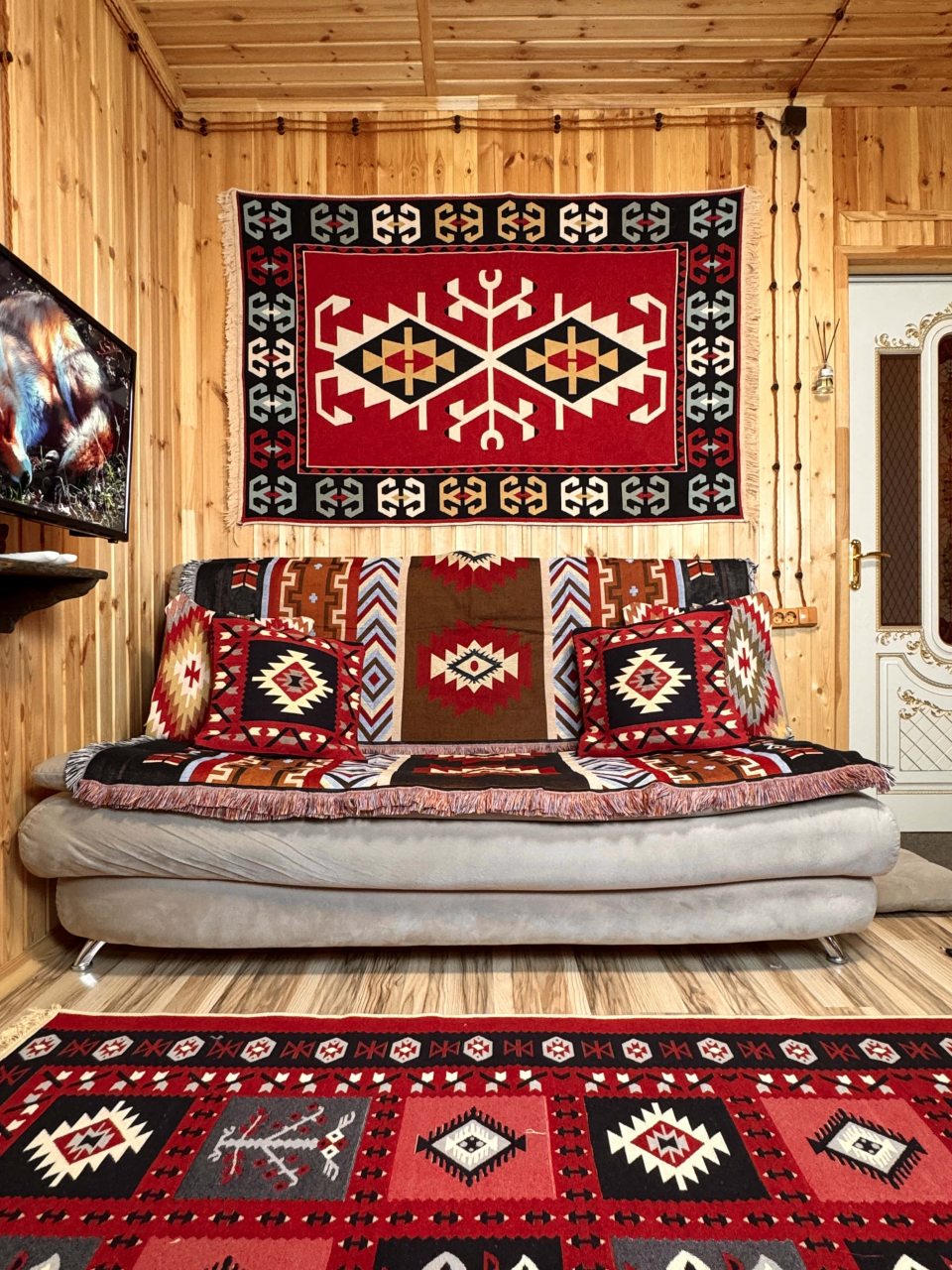 Номер (Трехкомнатный комфорт с кухонным уголком | 1 этаж), Гостевой дом Hayat Haus