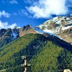 Двухместный (Стандарт с общей террасой и видом на горы | 2 этаж), Гостевой дом Hayat Haus