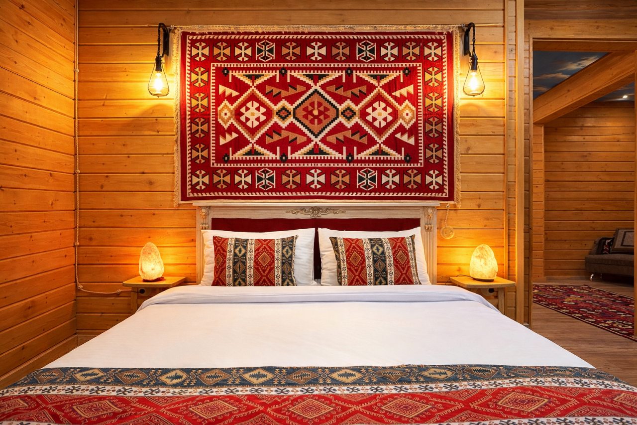 Номер (Двухместный комфорт с общей террасой и видом на горы), Гостевой дом Hayat Haus