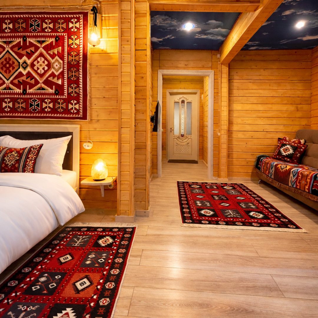 Номер (Двухместный комфорт с общей террасой и видом на горы), Гостевой дом Hayat Haus