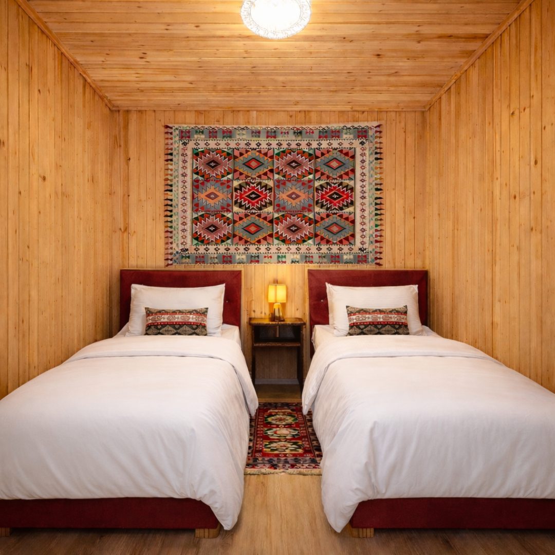 Номер (Трехкомнатный комфорт с кухонным уголком | 1 этаж), Гостевой дом Hayat Haus