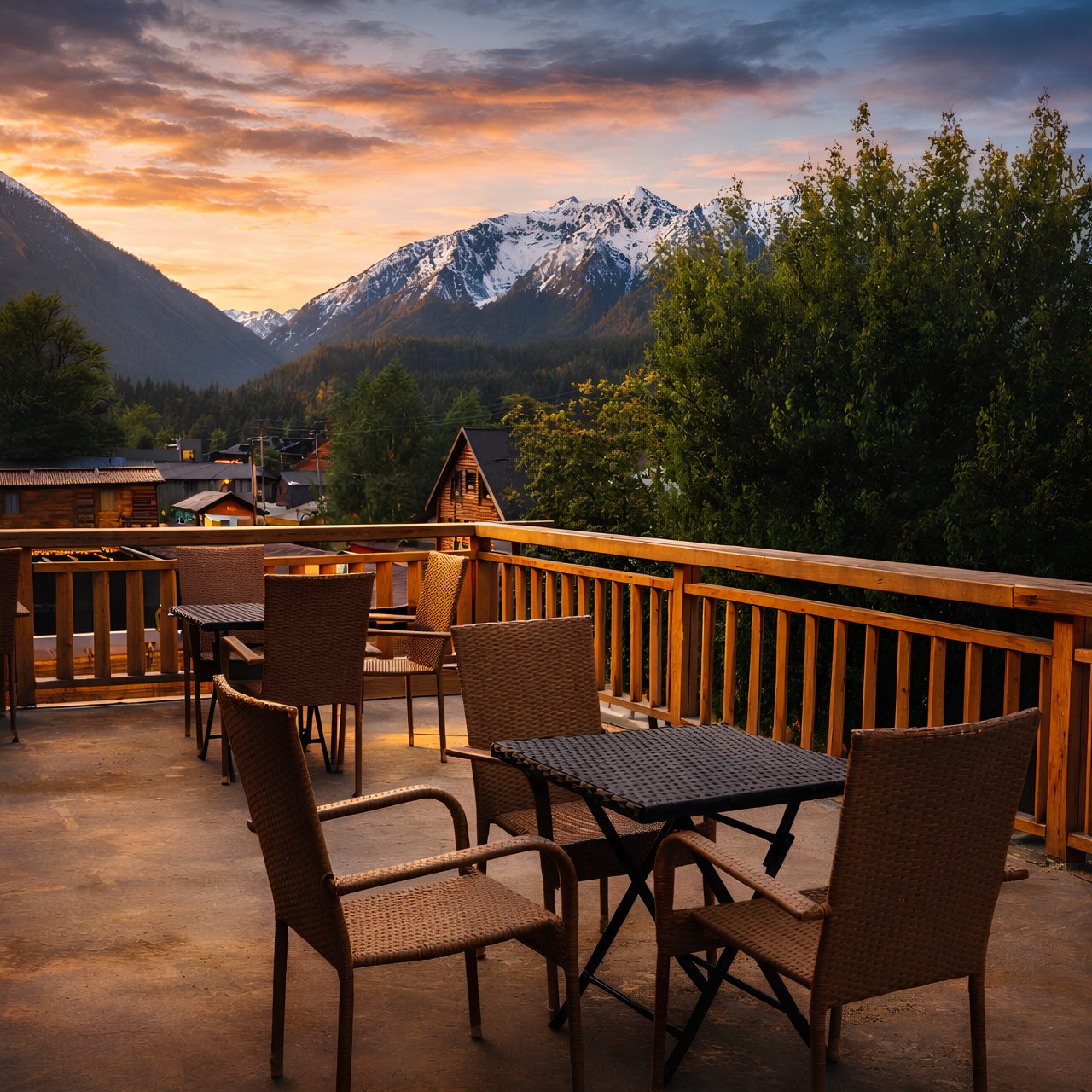 Терраса №1 на 2 этаже. Можно пройти с номеров на 2 этаже.