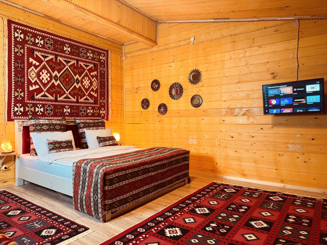 Номер (Комфорт двухместный на 3 этаже (без балкона)), Гостевой дом Hayat Haus