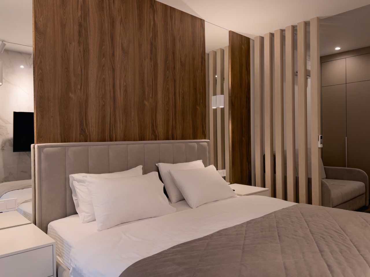 Четырехместный (Люкс 2-комнатный), Апарт-отель Монтевиль by Adamand Resort