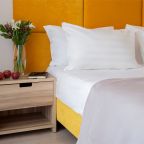 Просторные апартаменты с двумя спальнями с видом на город