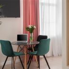 Просторные двухкомнатные апартаменты с кухонной зоной