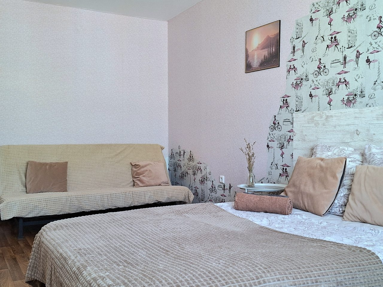 Квартира (Чистая уютная с видом на Кубань, ГМР, М4/Озмолл), Квартиры с видом на реку Кубань