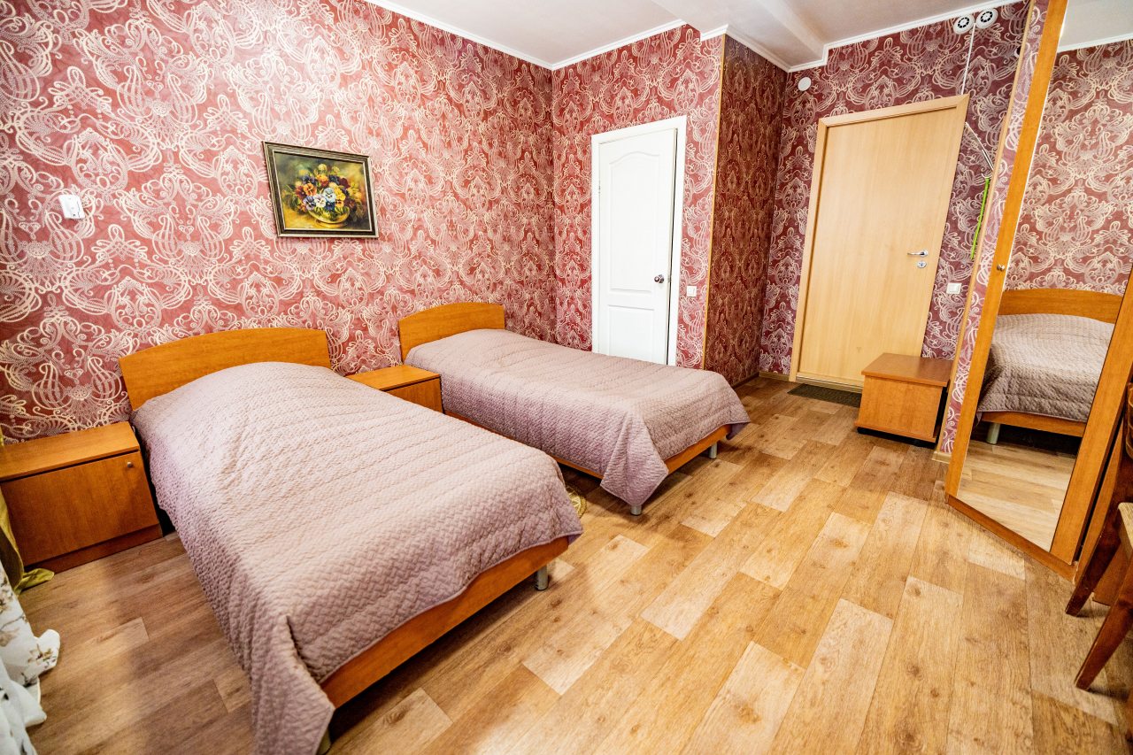 Двухместный (Двухместный стандартный номер с двумя раздельными кроватями), Отель На Вайнера