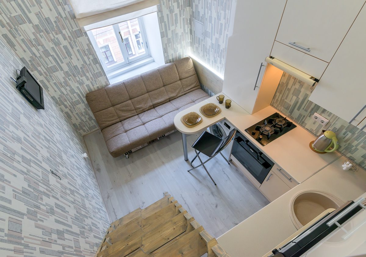 Студио (SpL2), Апартаменты RentalSPb 3 Studio at Goncharnaya