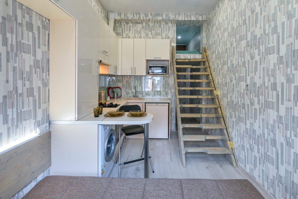 Студио (SpL2), Апартаменты RentalSPb 3 Studio at Goncharnaya