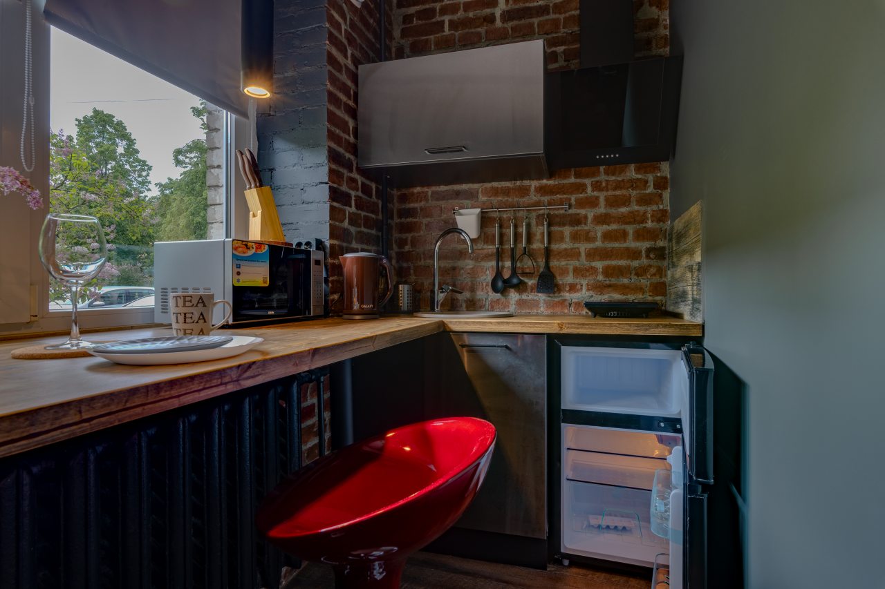 Студио (Двухместный Комфорт), Апартаменты RentalSPb на набережной Макарова