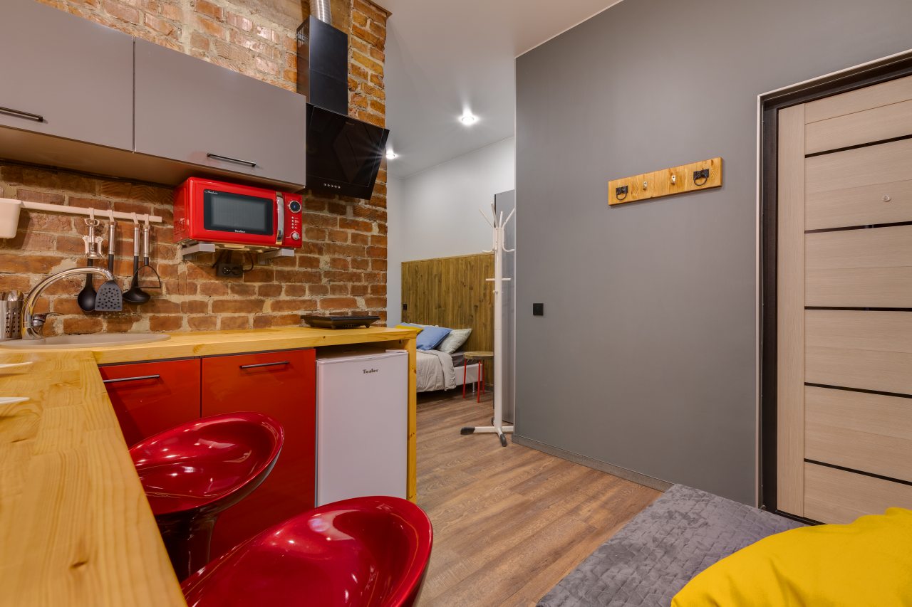 Студио (Трехместный комфорт), Апартаменты RentalSPb на набережной Макарова