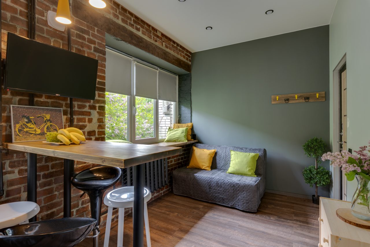 De Luxe (С барной стойкой), Апартаменты RentalSPb на набережной Макарова