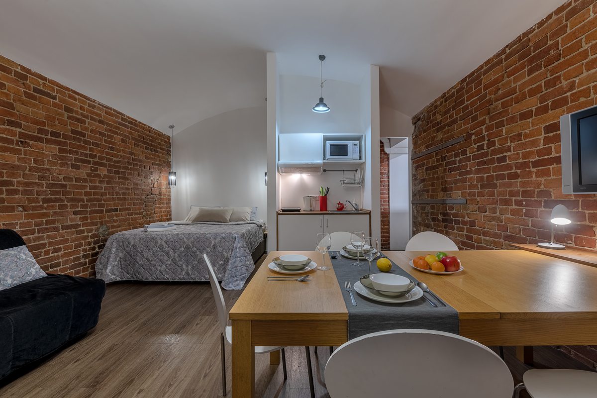 Кухонная зона, Апартаменты Rentalspb 4 City Bridges