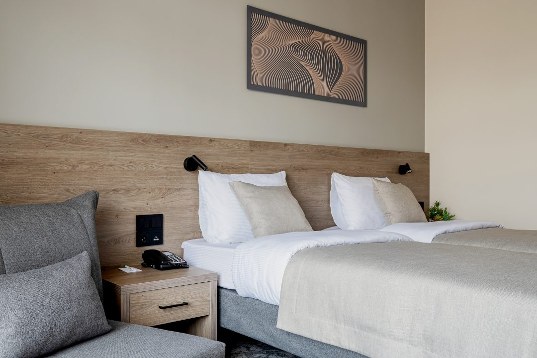 Двухместный (Стандартный номер с двумя раздельными кроватями) отеля GreenDorf Hotel&SPA, Зеленоградск