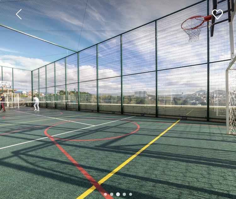 Теннисный корт, Апартаменты 3 кмн. с панорамным видом на Дендрарий и Море