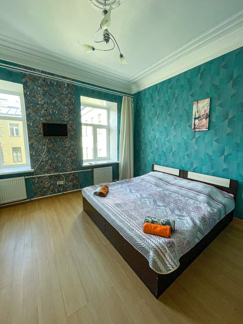 Двухместный (Двухместный номер с 1 кроватью с видом на город) гостиницы ЛавСПб, Санкт-Петербург