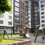 Студио (Двухместная смарт с качелью и лоджией (Серая)), Апартаменты Pavlov на Уральской