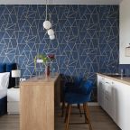 Двухместный (Комфортная студия с панорамными окнами (Синяя)), Апартаменты Pavlov на Уральской