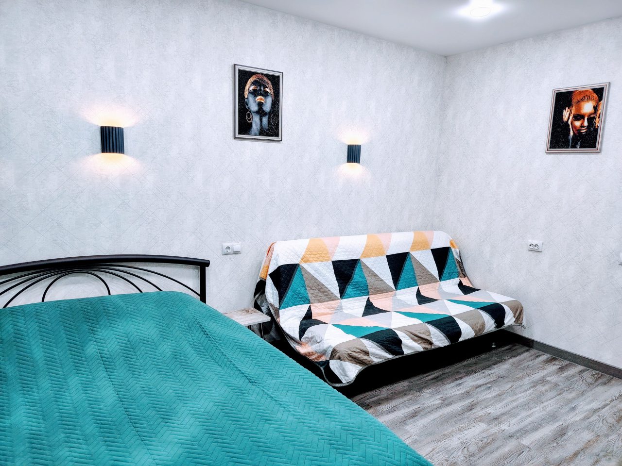 Апартаменты (Люкс с Кондиционером и Бойлером), Апартаменты Однокомнатные ЛЮКС с кондиционером