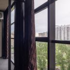 Шестиместный (Номер с двумя двуспальными кроватями, ванной комнатой, кухней и лоджией), Отель Луна Пулково
