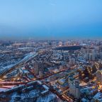 Люкс (Апартамент на 75 этаже с потрясающим видом), Апартаменты New level city