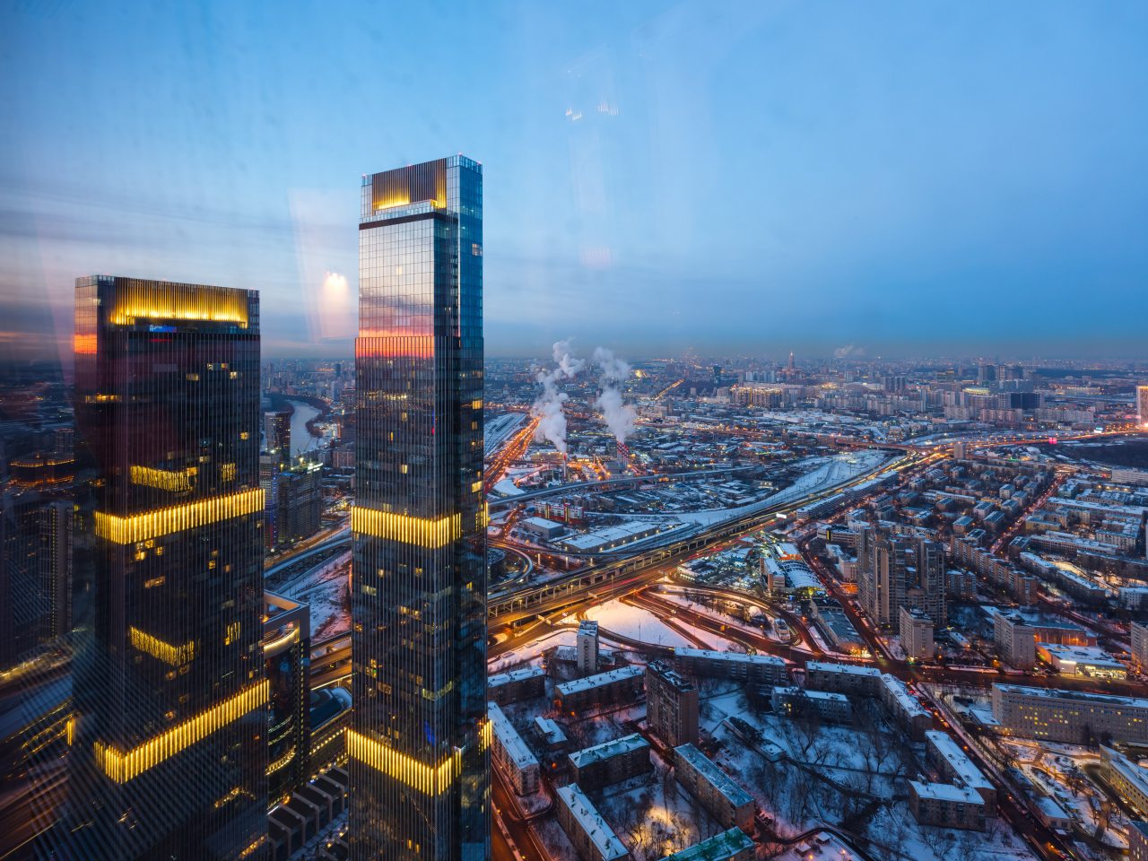 Люкс (Апартамент на 75 этаже с потрясающим видом), Апартаменты New level city