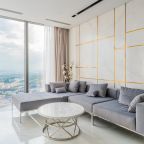 Полулюкс (Стильный и красивый апартамент на 73 этаже), Апартаменты New level city