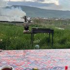 Объект находится в горах, Гостиница У водопада Тобот