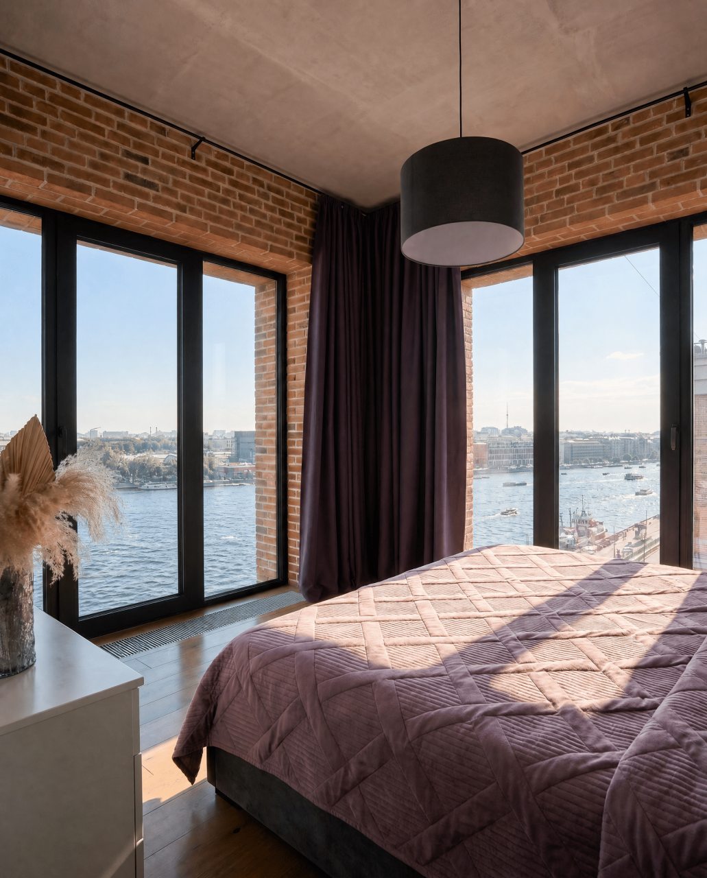 Апартаменты (Панорамные апартаменты с видом на Неву - 2 сп), Апарт-отель SV Loft Apartments