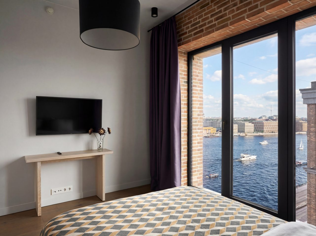 Апартаменты (Панорамные апартаменты с видом на Неву - 2 сп), Апарт-отель SV Loft Apartments