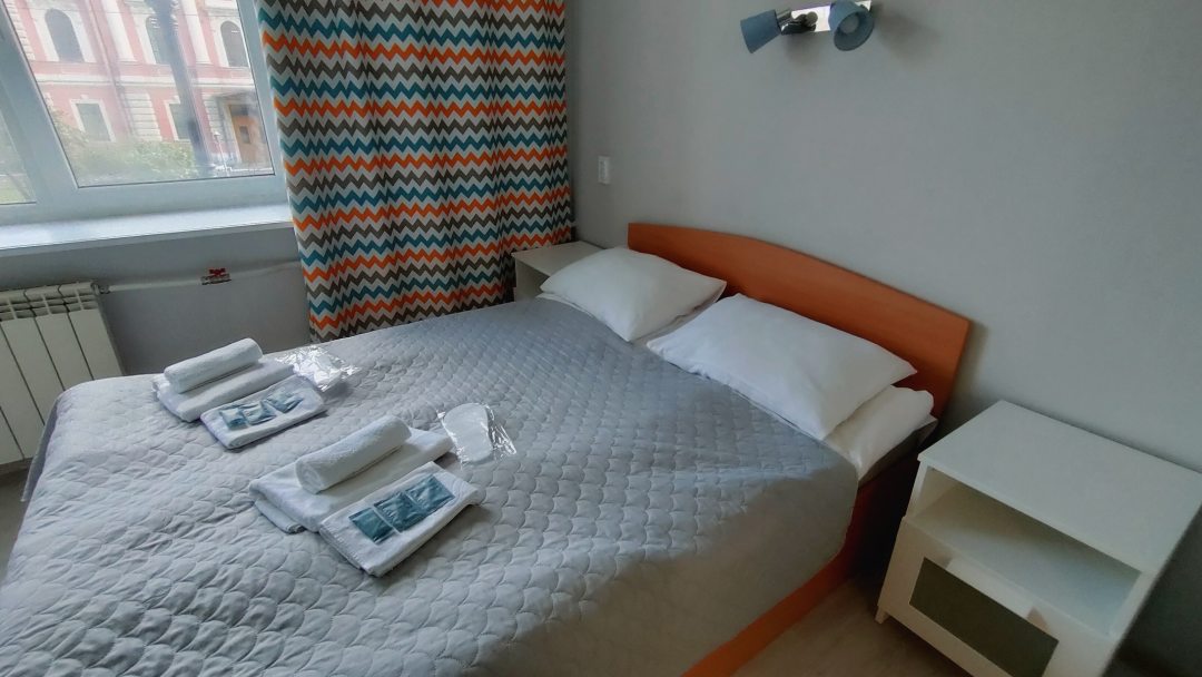 Двухместный (Двухместный номер с двуспальной кроватью) мини-отеля Liga23 apartments, Санкт-Петербург