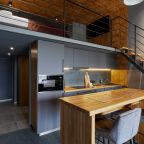 Апартамент двухуровневый  с кухонной зоной