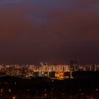 Потрясающий вид на ночную Москву