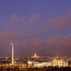 Вид на Парк Победы и Поклонную гору