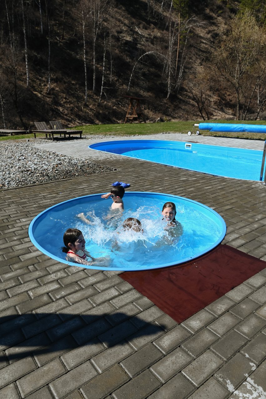 Детский подогреваемый бассейн, температура от +30, База отдыха Умай