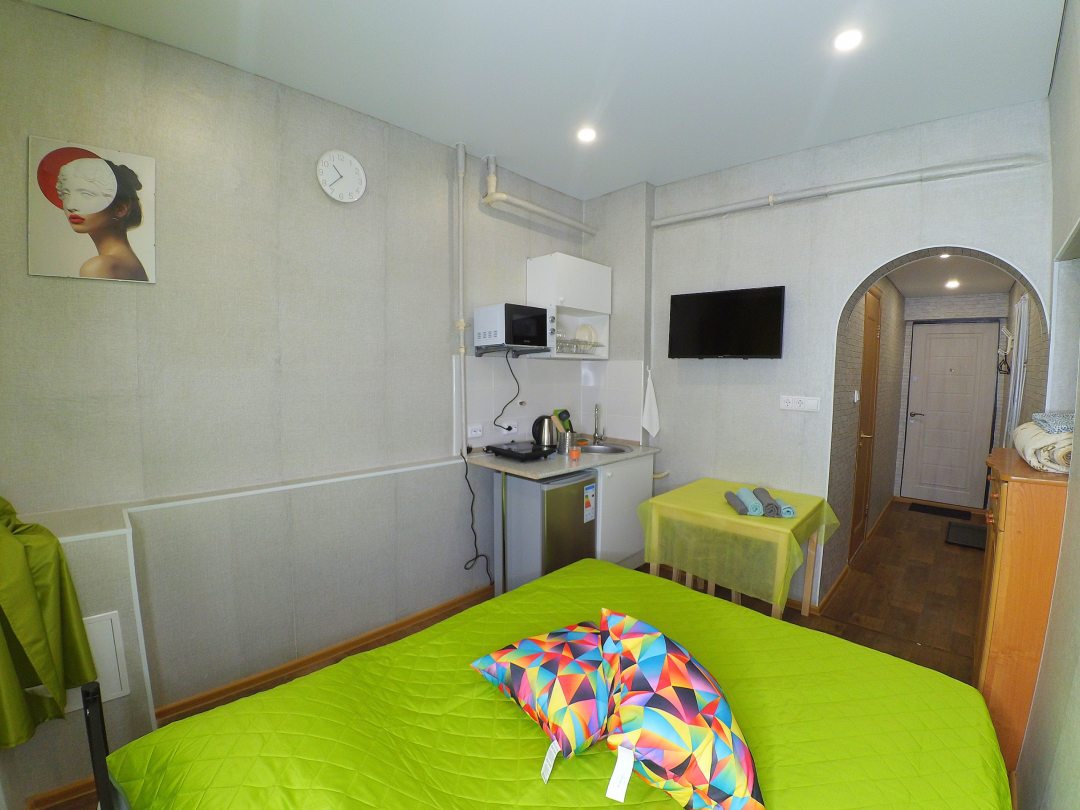 Двухместный (Студия № 1 с двухместной кроватью или двумя односпальными), Апартаменты/квартиры KazanMallHouse