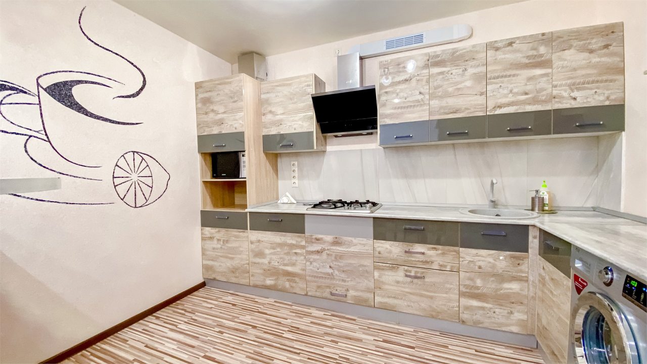 Кухня, Апартаменты Abri Luxe на Медовой