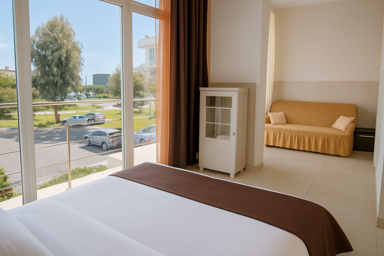 Полулюкс (Апартаменты с террасой), Deluxe Apartment Бульвар Надежд 6/1